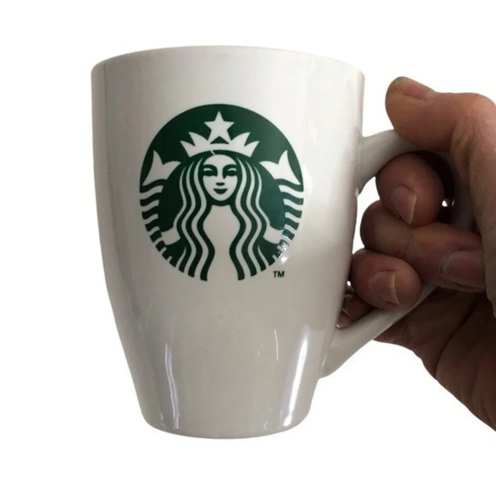 STARBUCKS Logo Mug White Ceramic 16oz Microwave Dishwasher Safe 2011